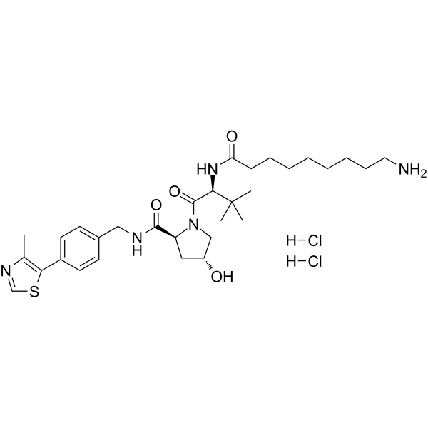 (S,R,S)-AHPC-C8-NH2 dihydrochloride (VH032-C8-NH2 dihydrochloride) 2341796-80-1